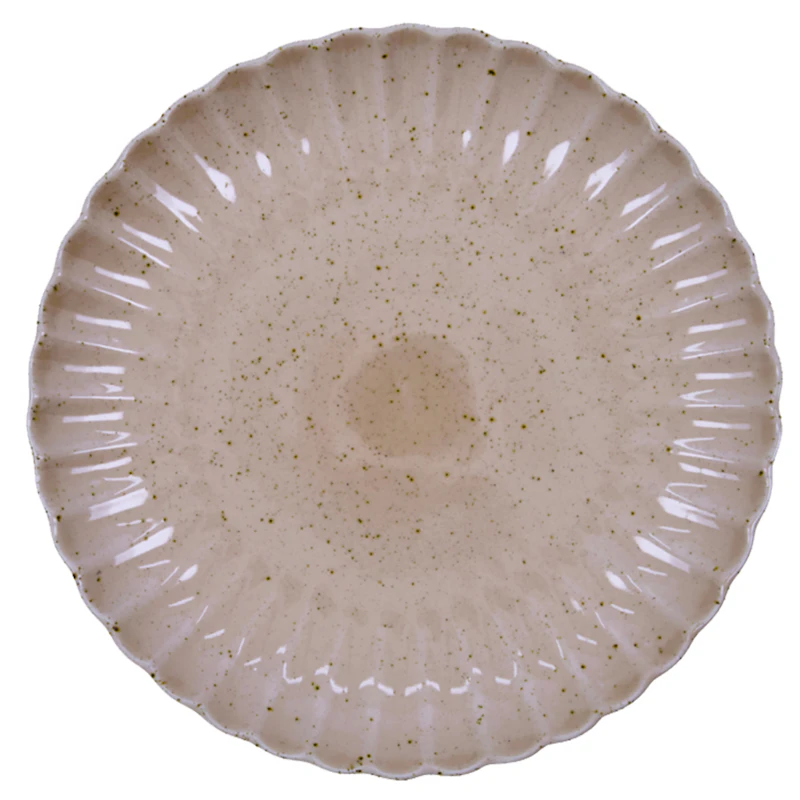 Scallop Tallrik Ø26 cm, Rosa