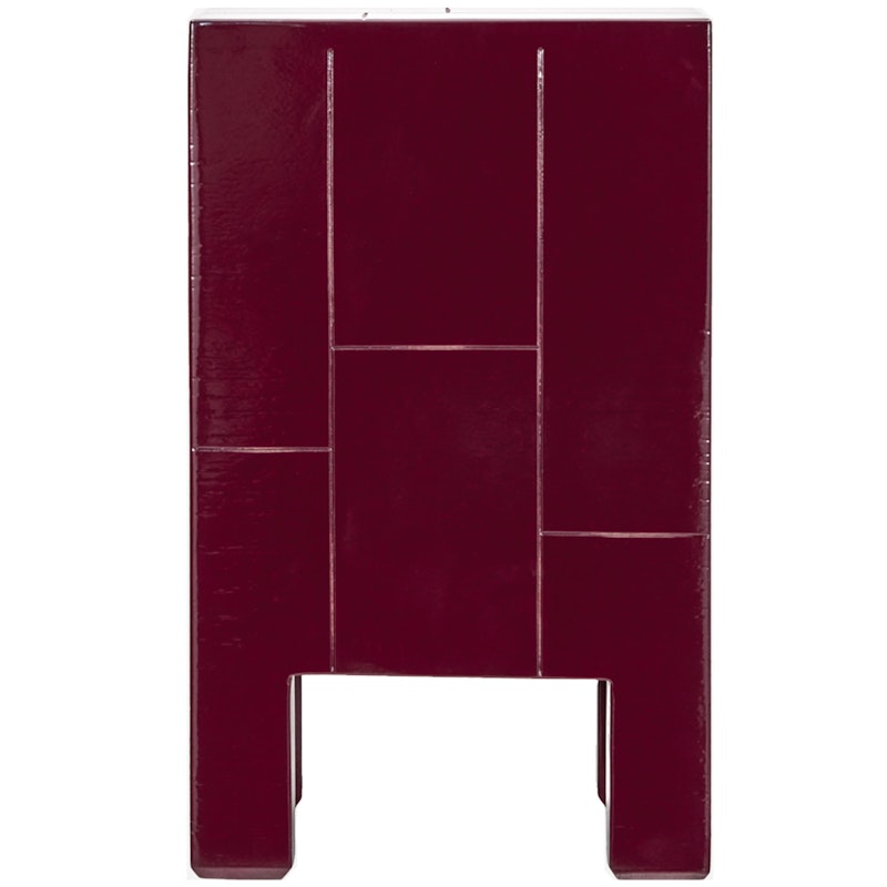 Brick Sidobord 30x50,5 cm, Röd