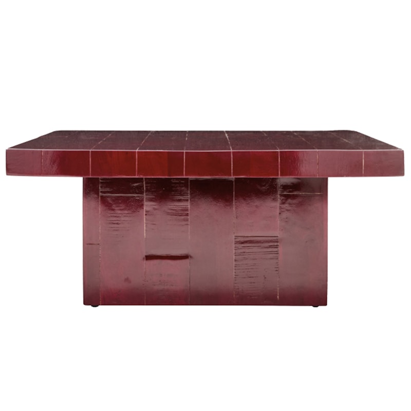 Brick Soffbord 100x100 cm, Röd