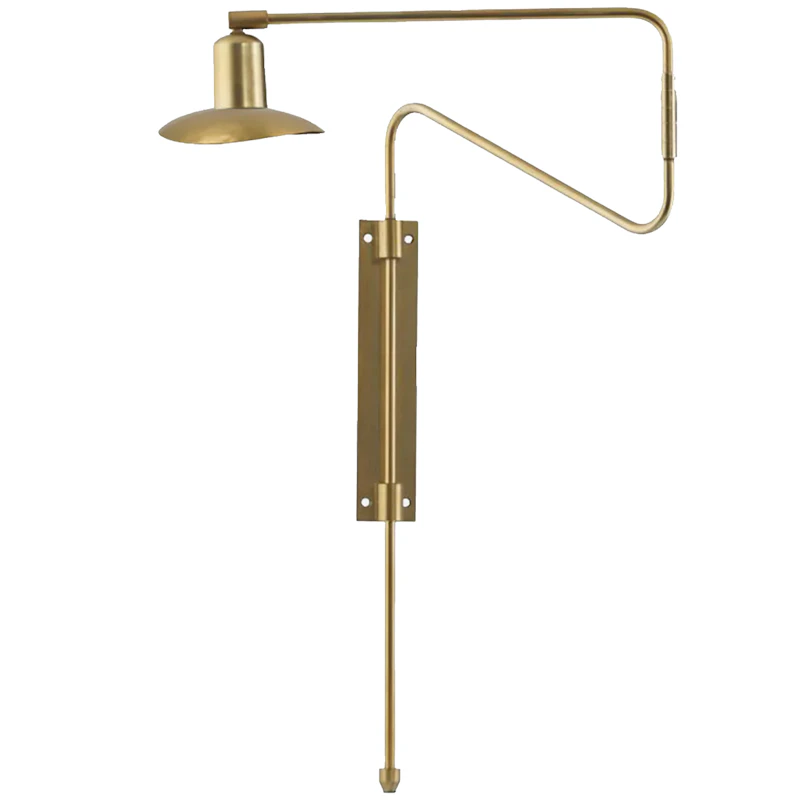 Swing Vägglampa, Mässing