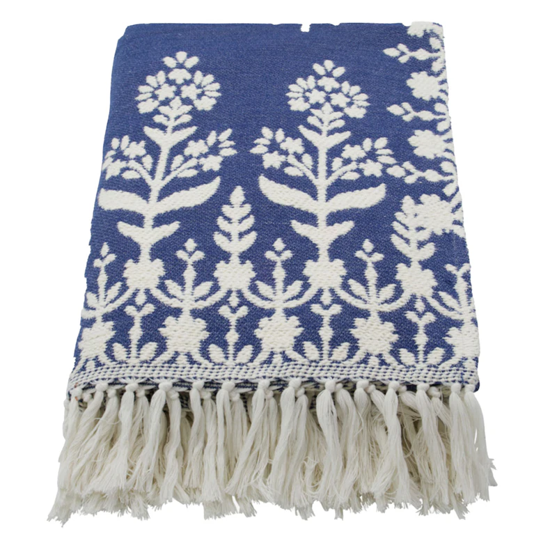 Mazzo Pläd 140x200 cm, Blå