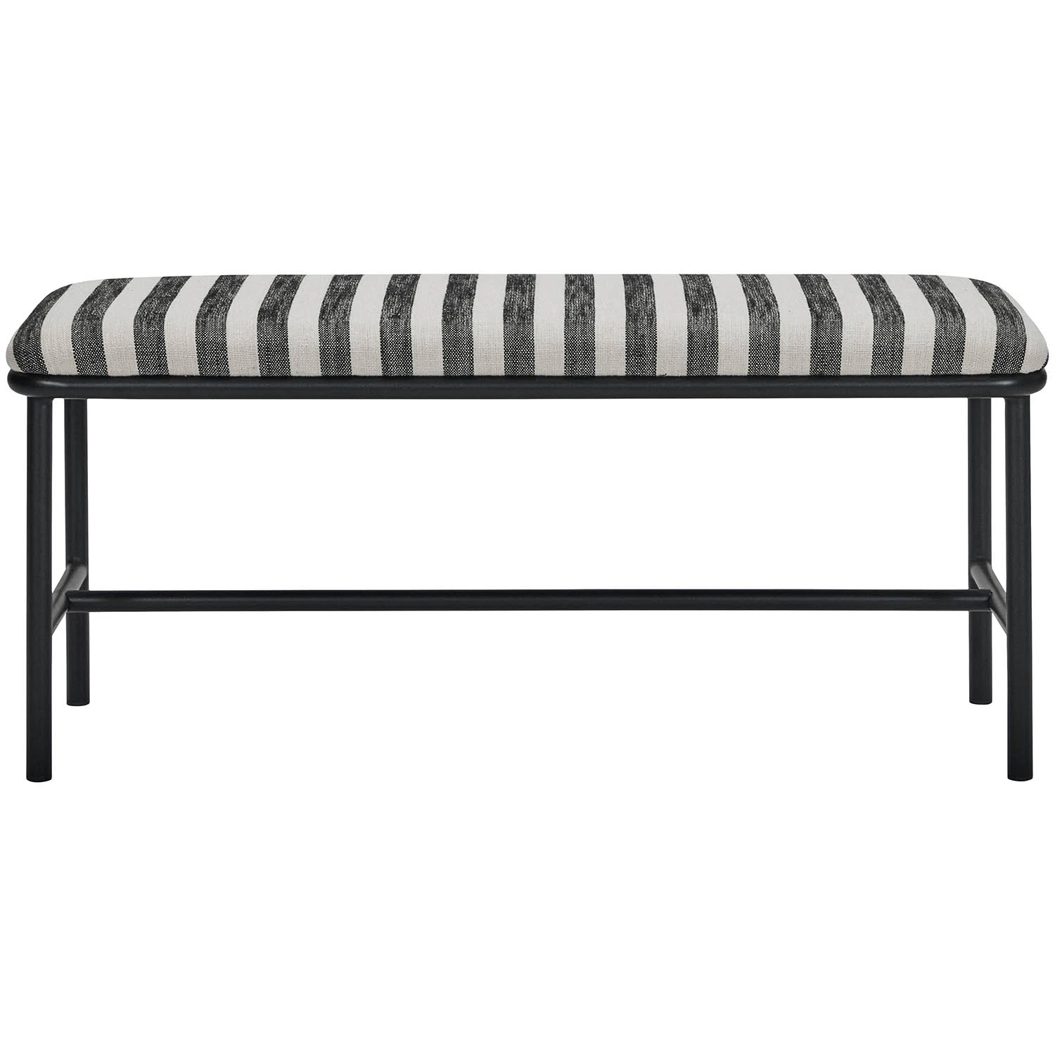 House Doctor Toda B&auml;nk 39x100 Cm /vit - B&auml;nkar St&aring;l Svart