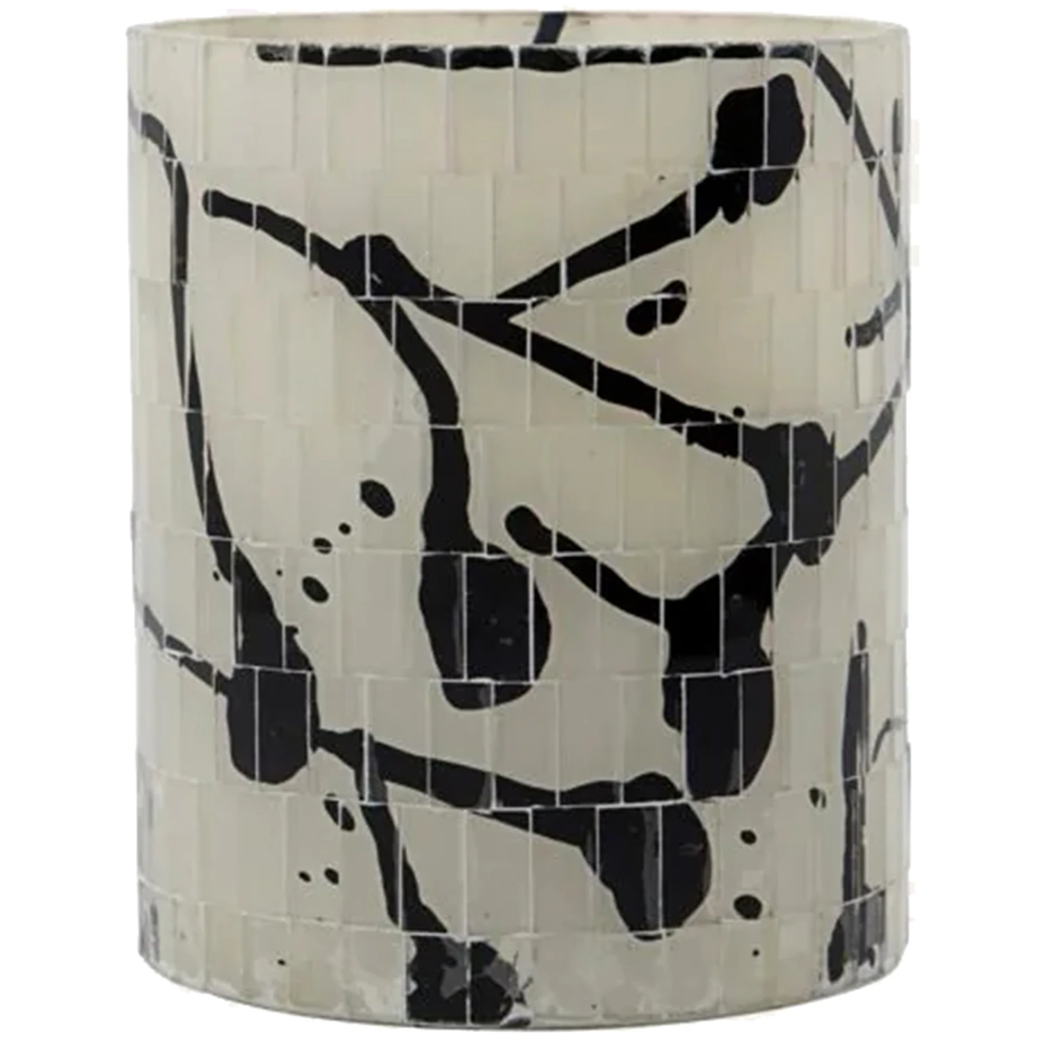 House Doctor Vana Ljuslykta /vit 12.5 Cm - Ljusstakar Glas Svart