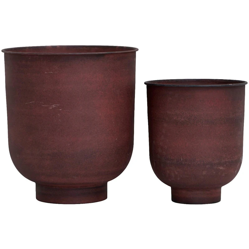 Vig Blomkruka L Set 2st, Burnt Henna
