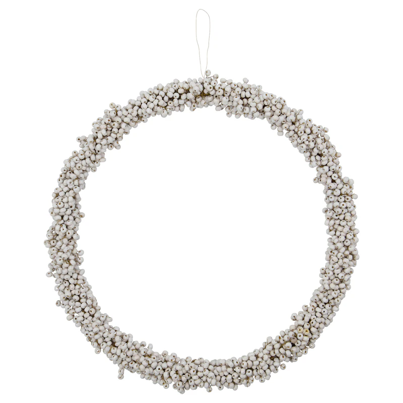 Winter Krans Ø33 cm, Vit