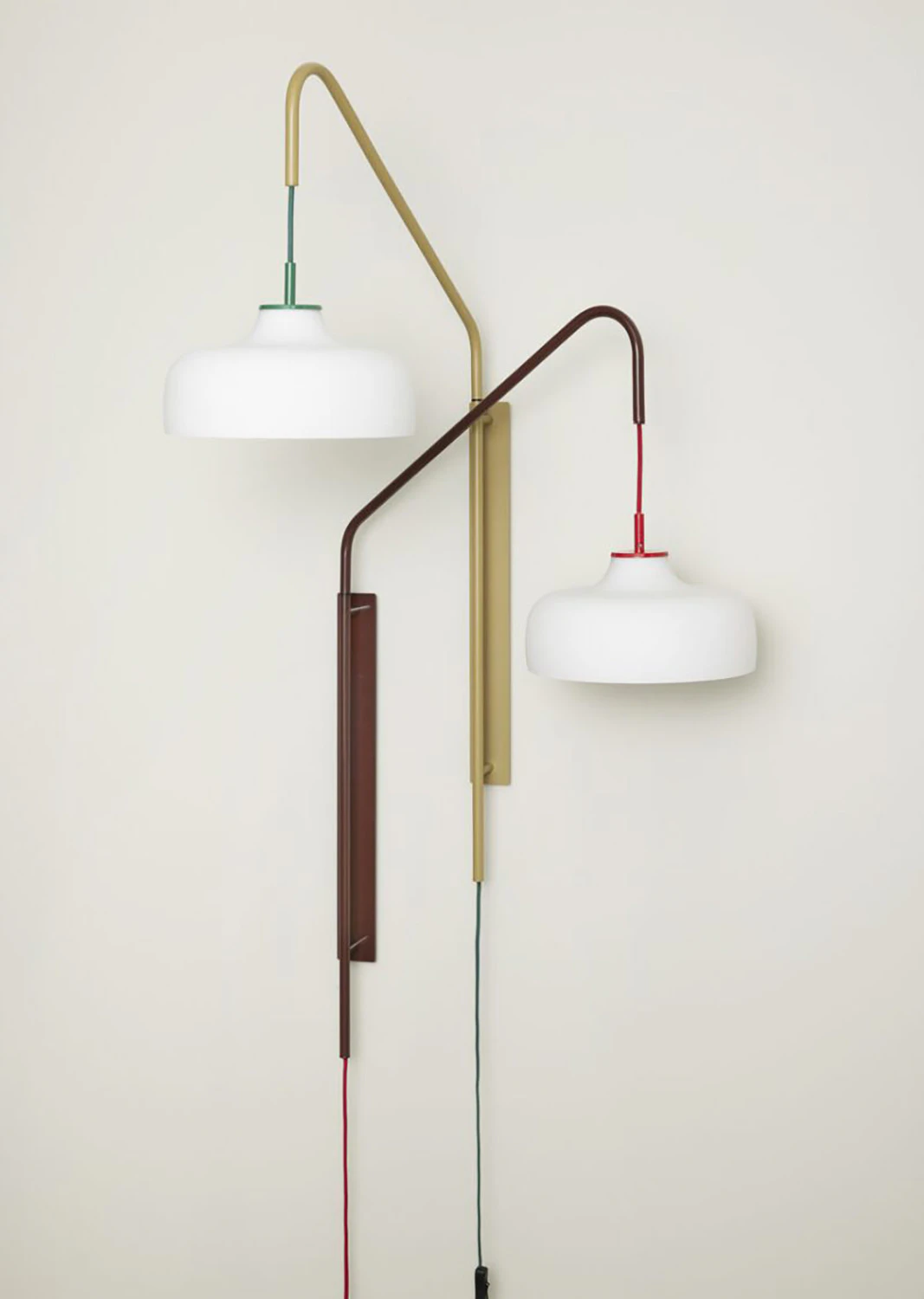 Hübsch Current Vägglampa /khaki, grön från Hübsch, bild 3