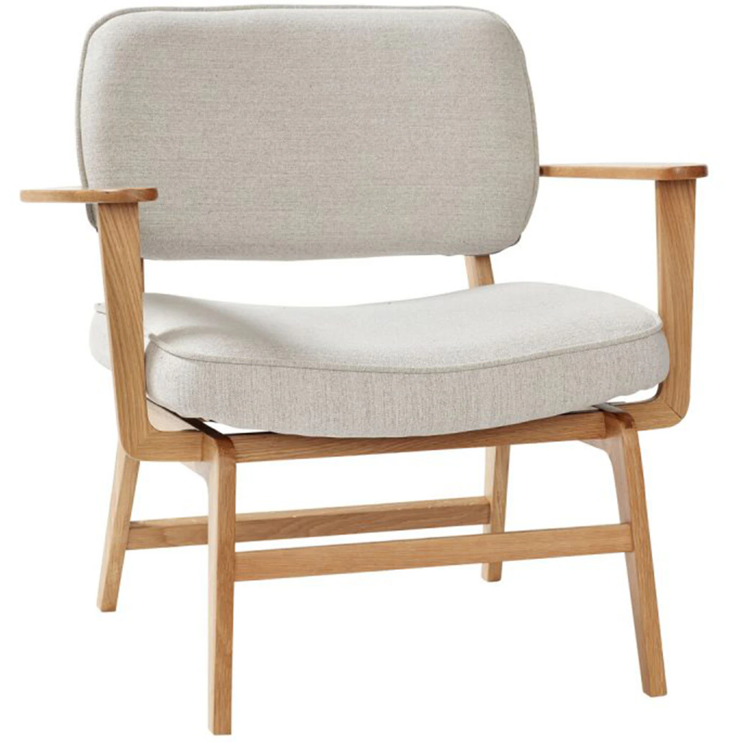 H&uuml;bsch Haze Loungestol - F&aring;t&ouml;ljer Ek Gr&aring;