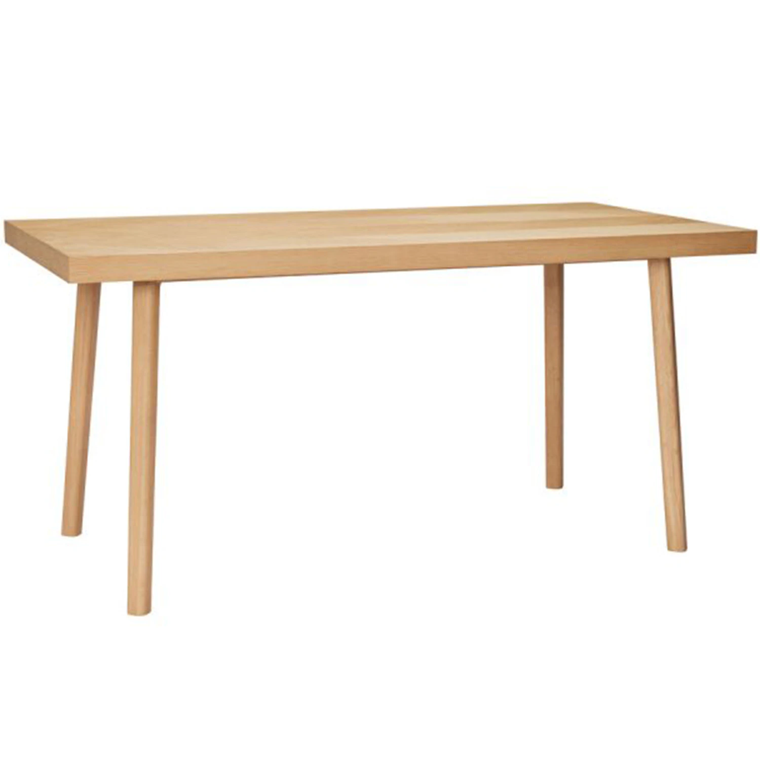 hübsch herringbone matbord 160 cm - ek natural