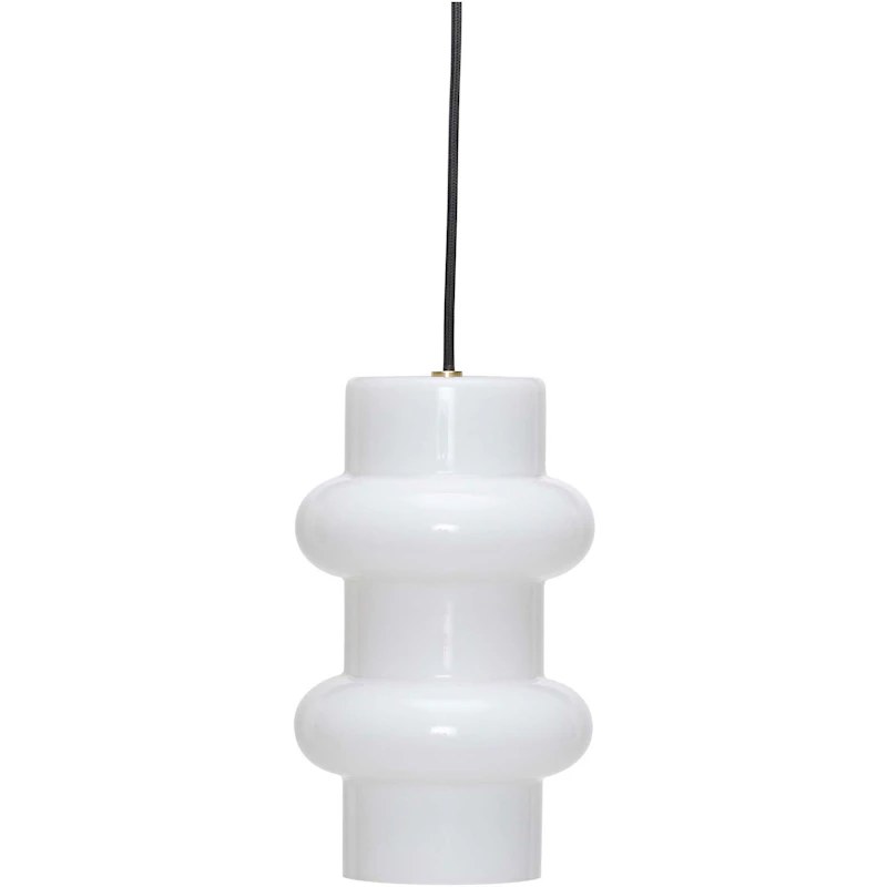 Pilule Double Pendel, Glossy White