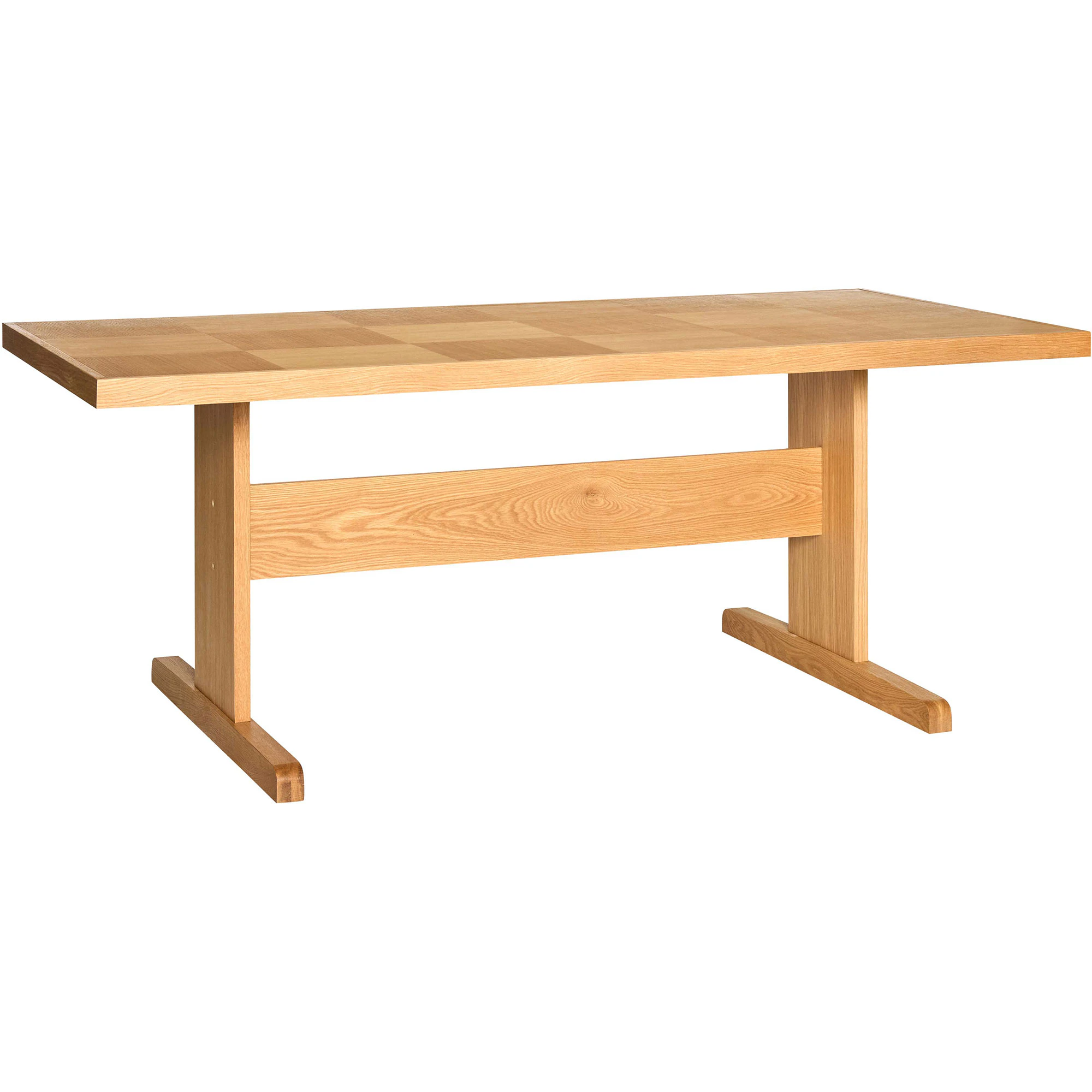 H&uuml;bsch Skak Matbord 195 Cm Natur - Matbord & Barbord Ek Natural