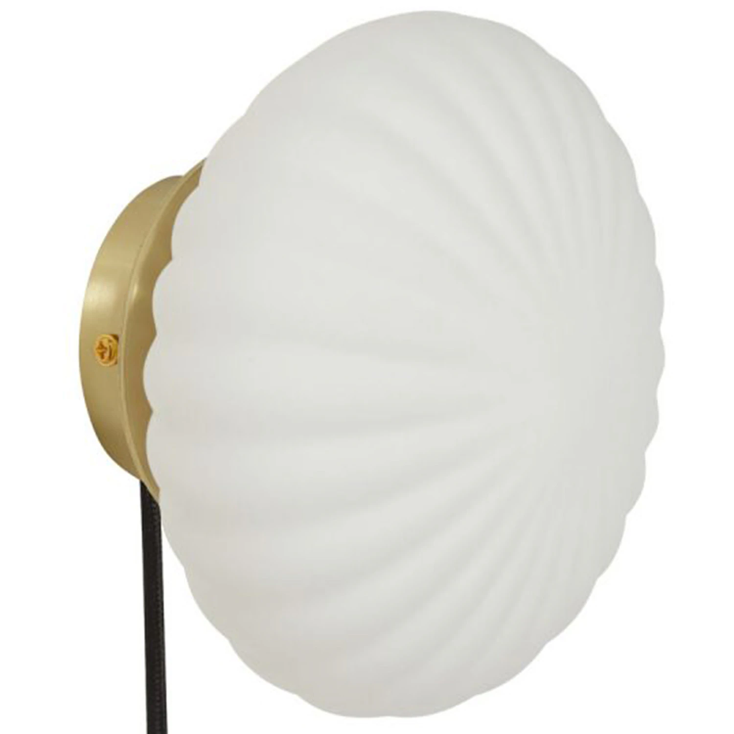 H&uuml;bsch Kumu V&auml;gglampa &Oslash;18 Cm - V&auml;gglampor J&auml;rn Vit