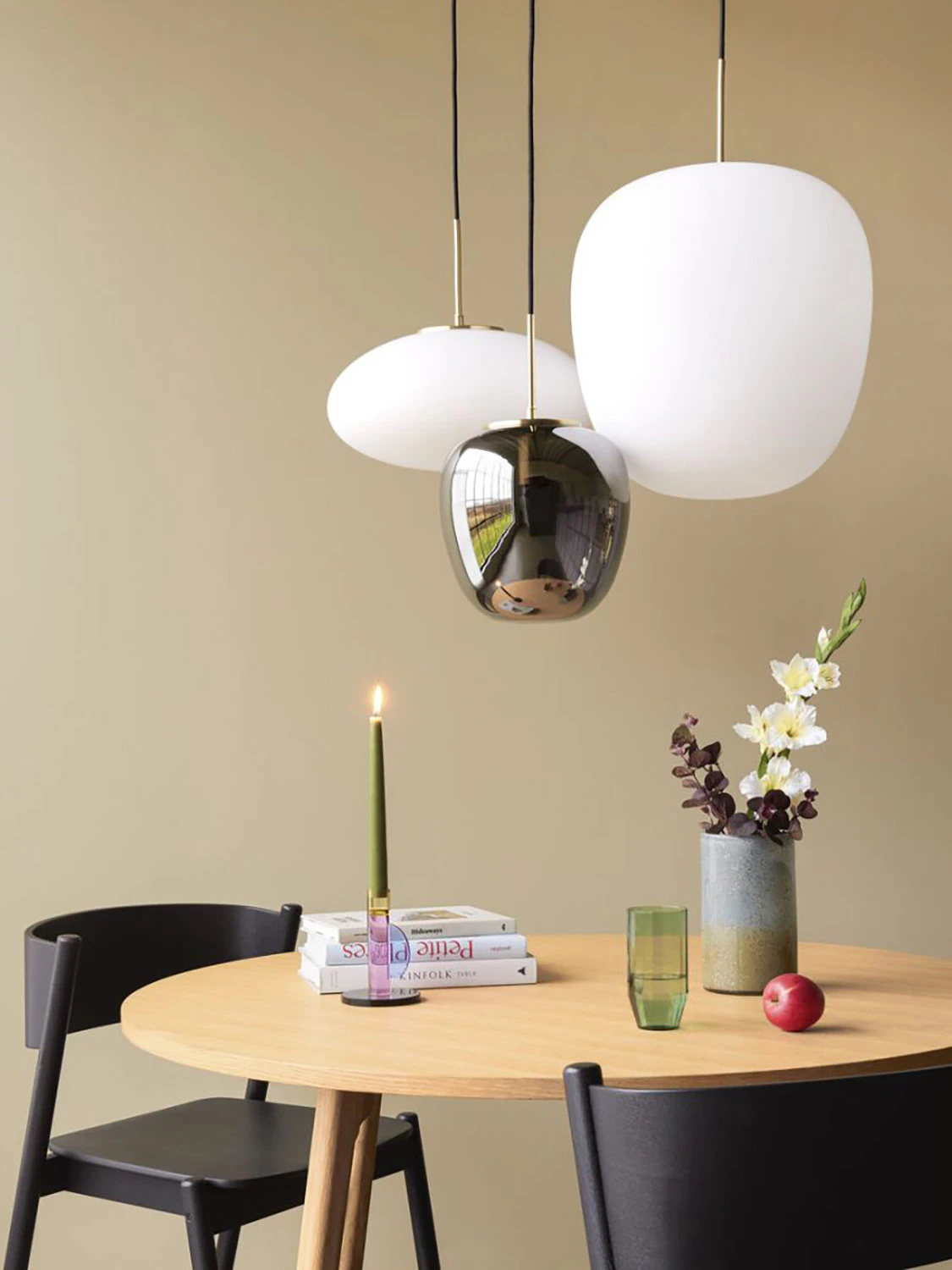 Hübsch Muse Pendellampa Ø40 Cm, vit från Hübsch, bild 3
