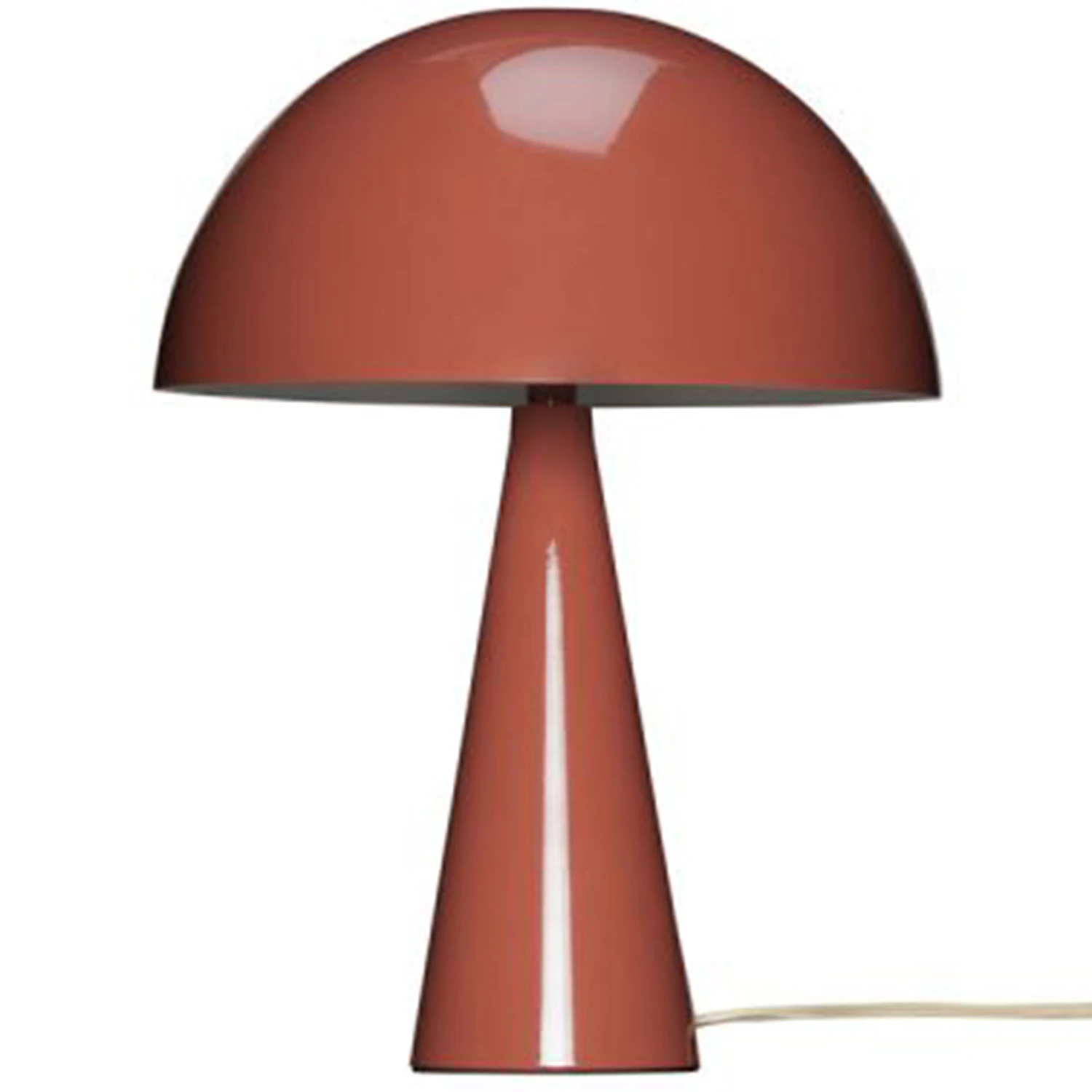 H&uuml;bsch Mush Mini Bordslampa Maroon/ - Bordslampor J&auml;rn Sand