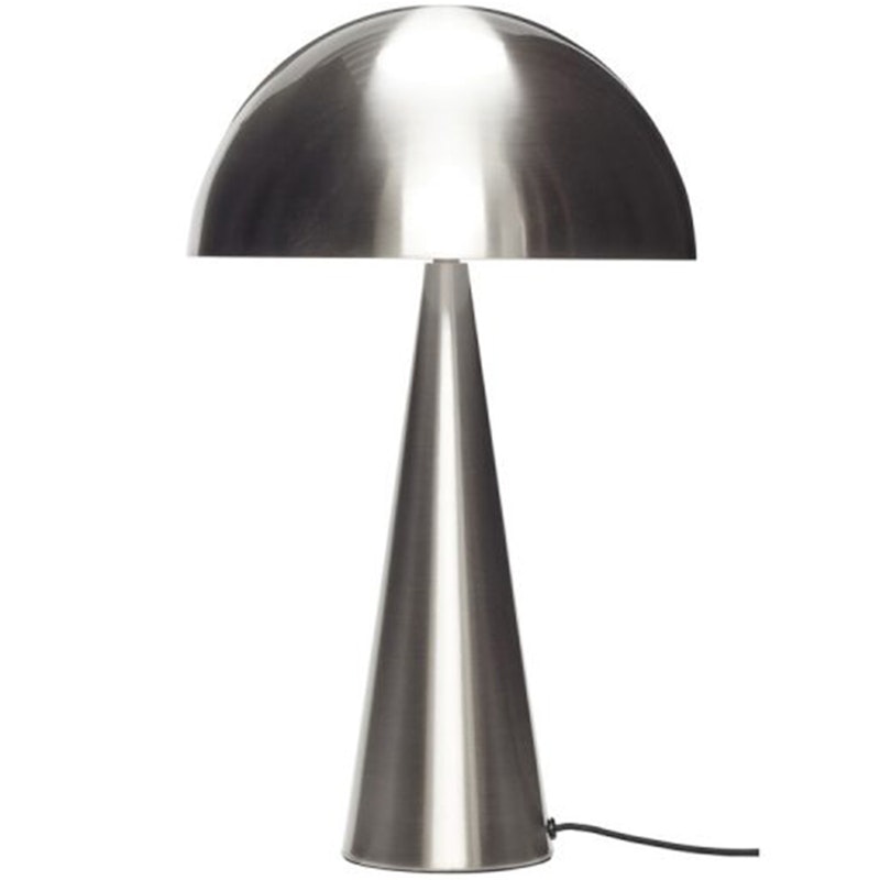 Mush Tall Bordslampa, Nickel