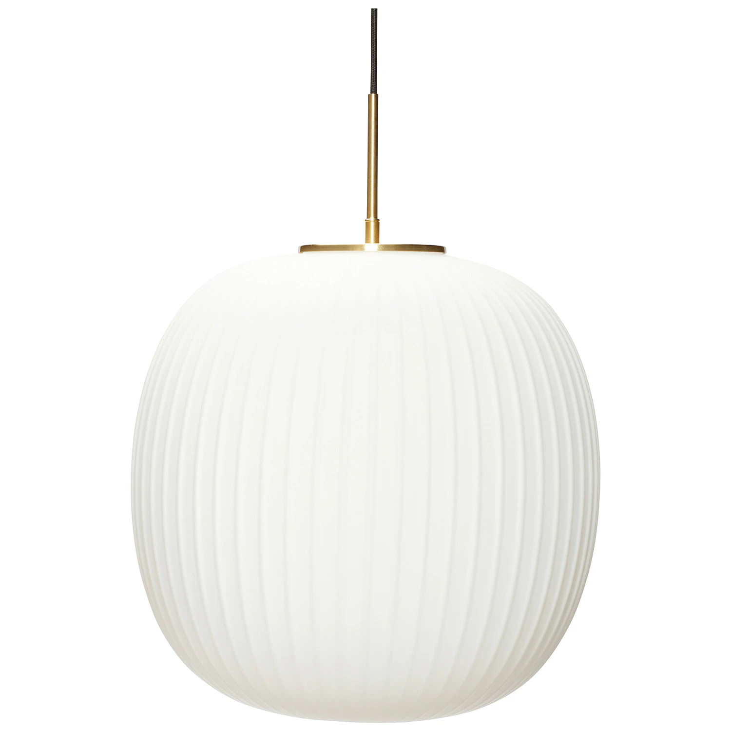 Hübsch Serene Pendellampa Ø42 Cm - Pendellampor Glas Vit