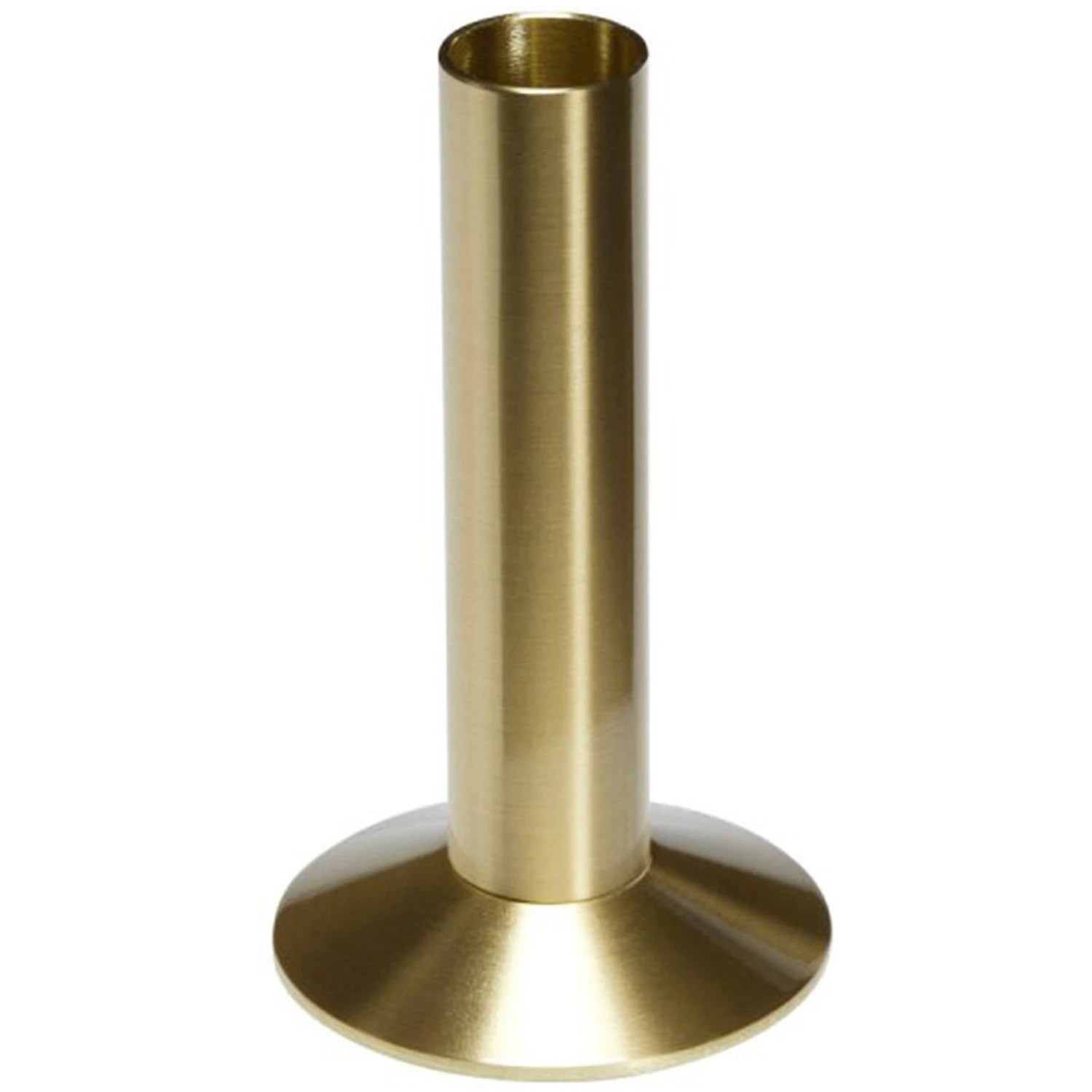 H&uuml;bsch Sleek Ljusstake 12 Cm - Ljusstakar J&auml;rn M&auml;ssing