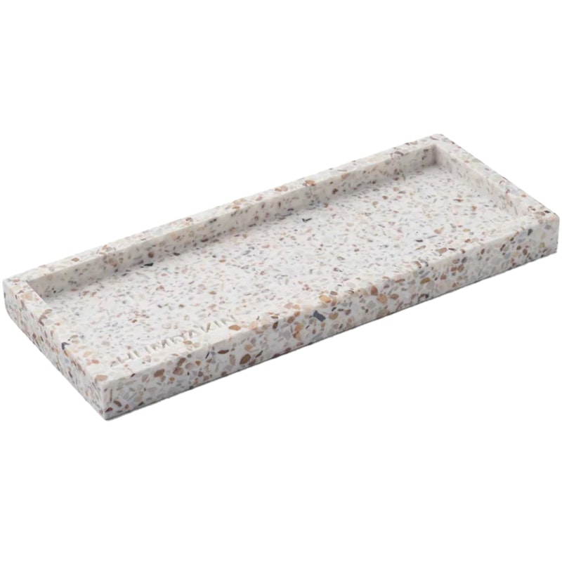 Terrazzo Bricka 25 cm, Vit