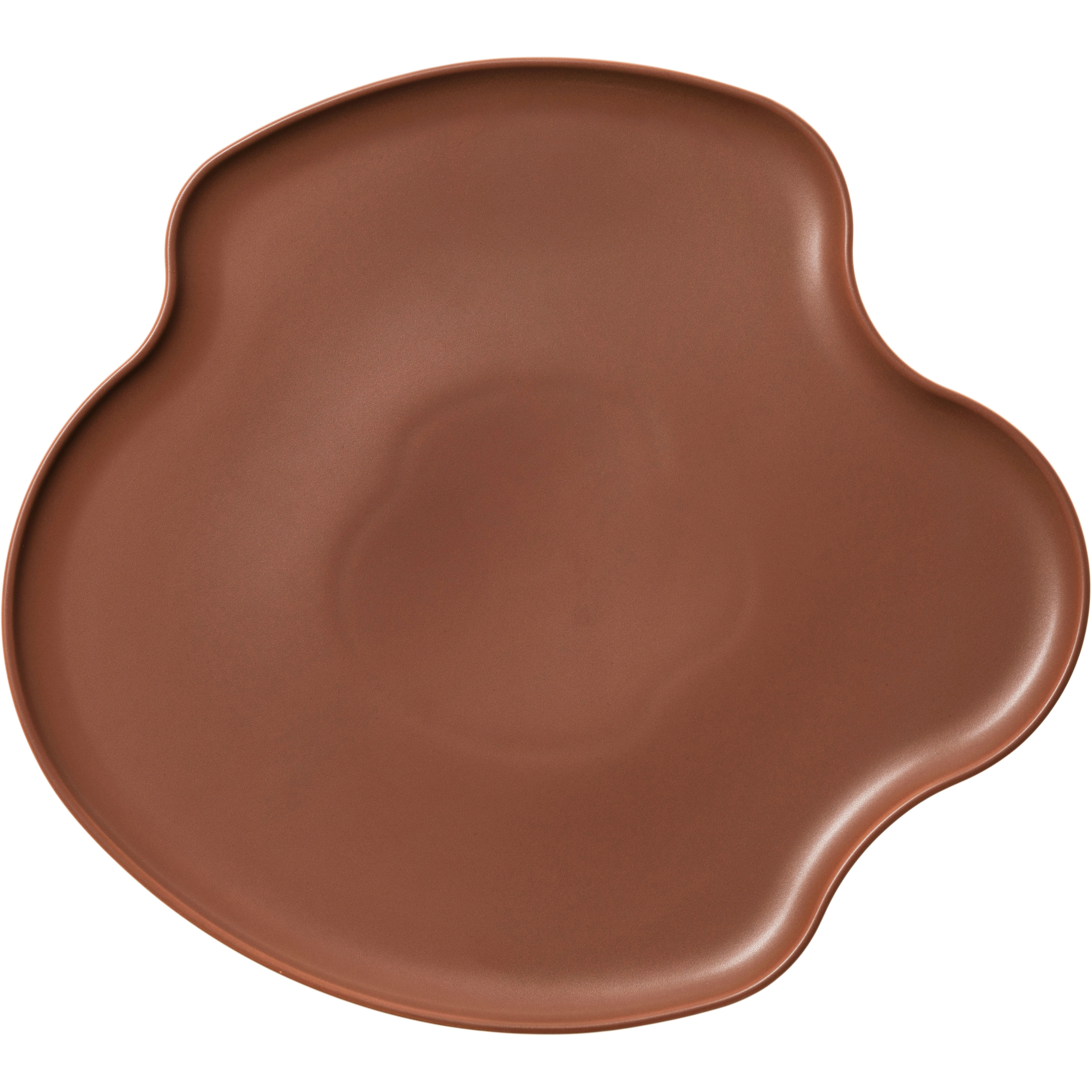 Iittala Aalto Fat 35 Cm Fire - Uppl&auml;ggningsfat Stengods Terrakotta