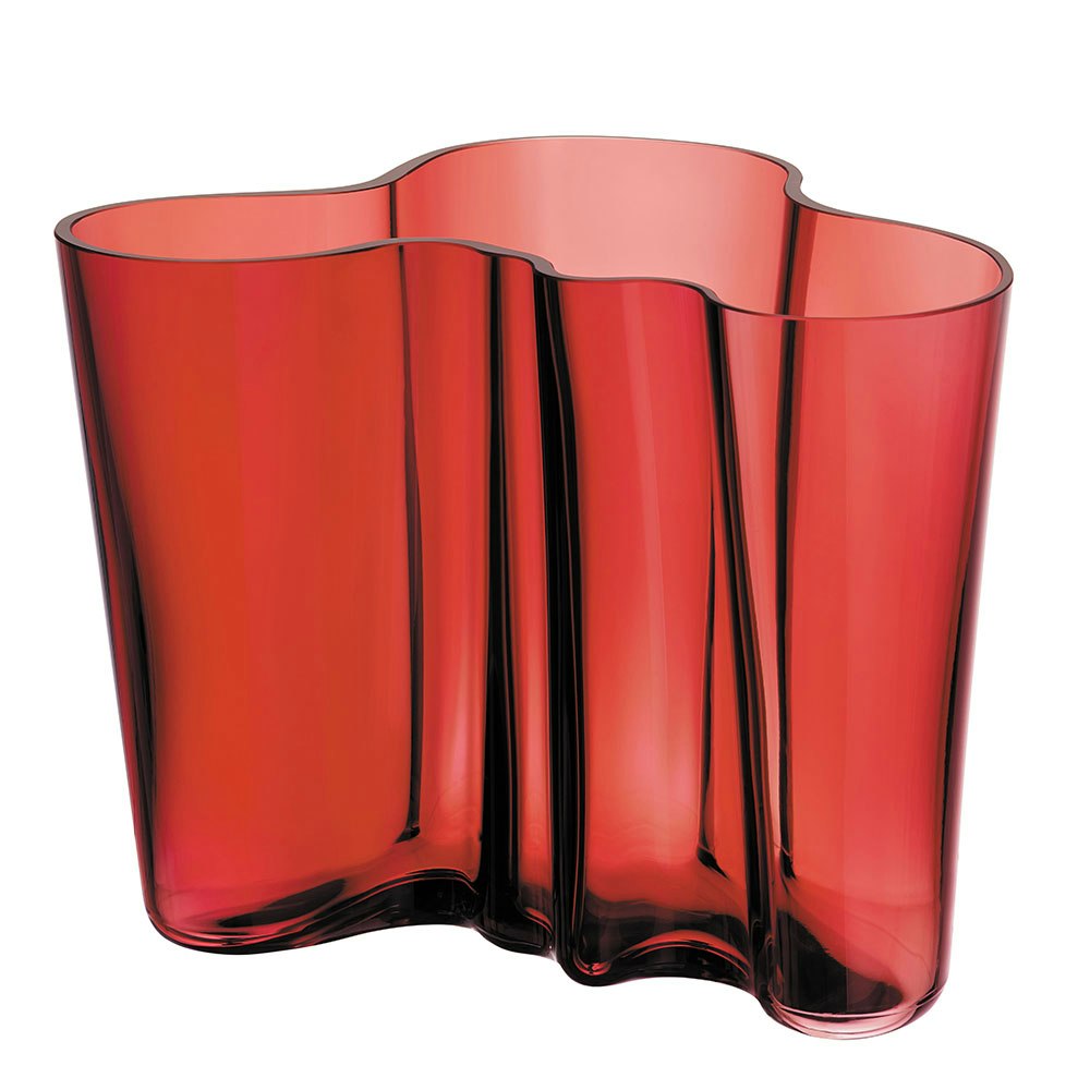 Iittala Aalto Vas 16 Cm - Vaser Glas R&ouml;d