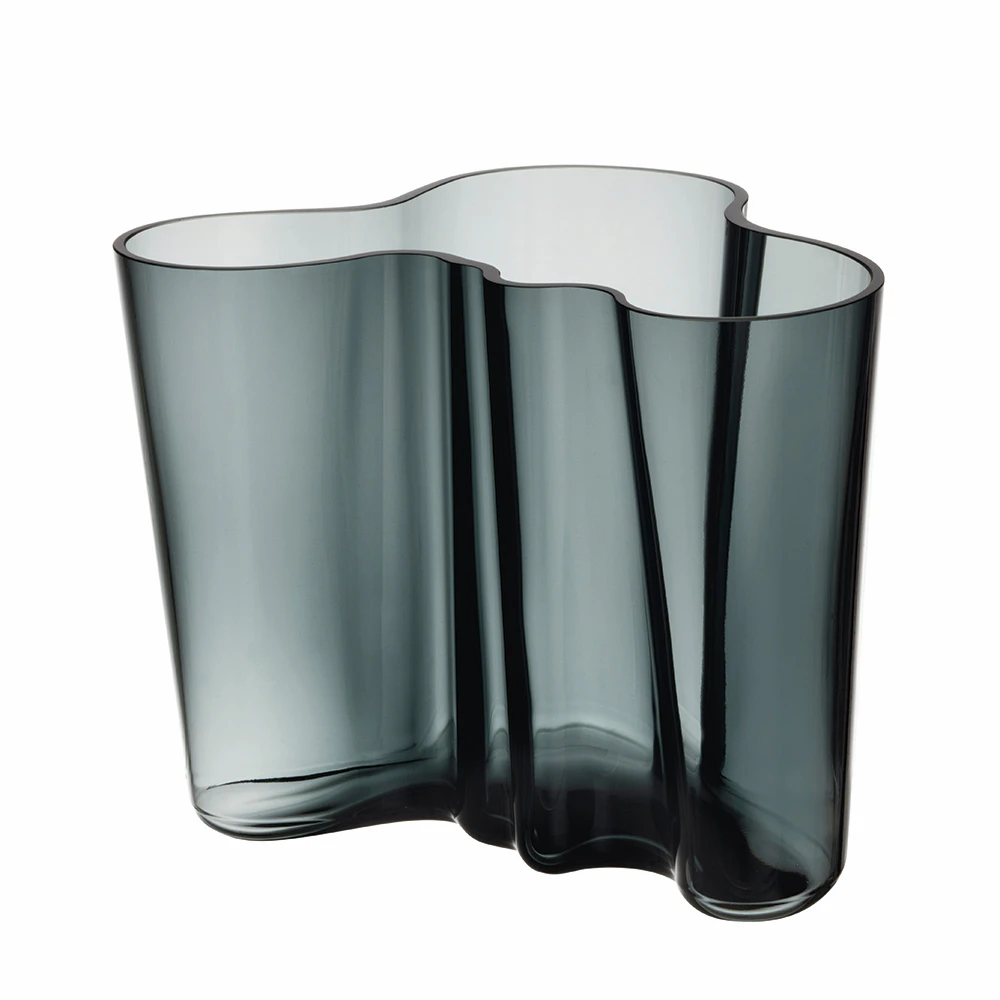 Iittala Aalto Vas 16 Cm - Vaser Glas M&ouml;rkgr&aring;
