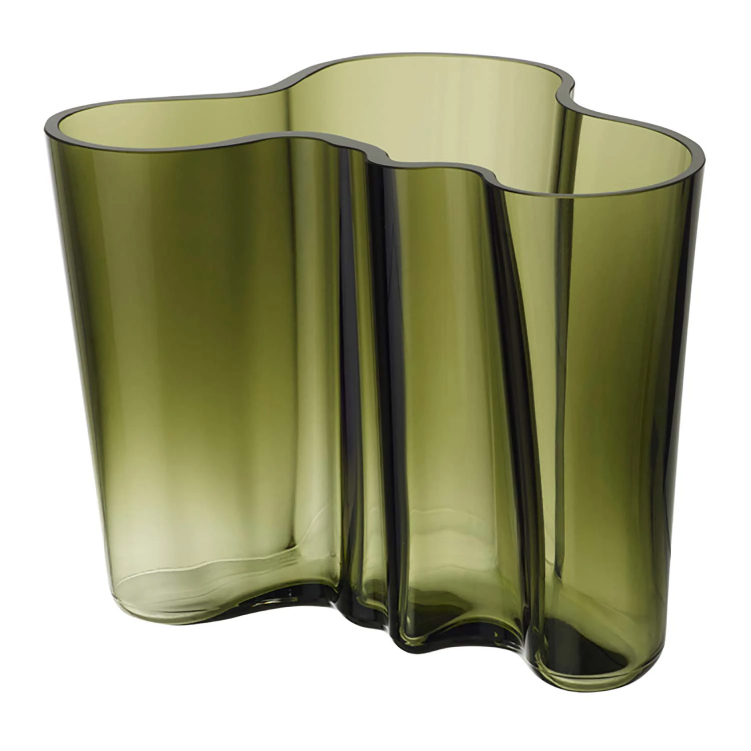 Iittala Aalto Vas 16 Cm - Vaser Glas Mossgr&ouml;n