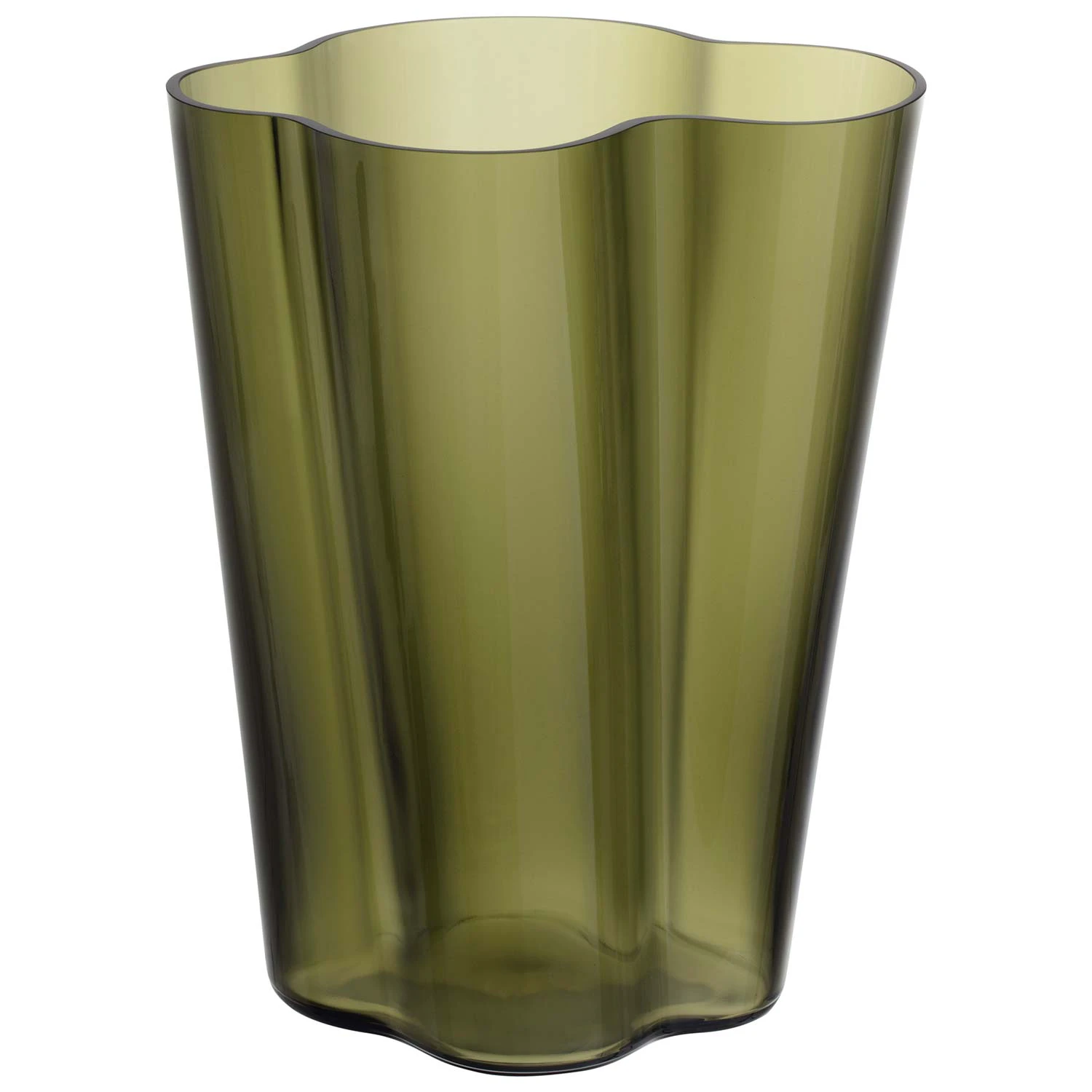 Iittala Aalto Vas 27 Cm - Vaser Glas Mossgr&ouml;n