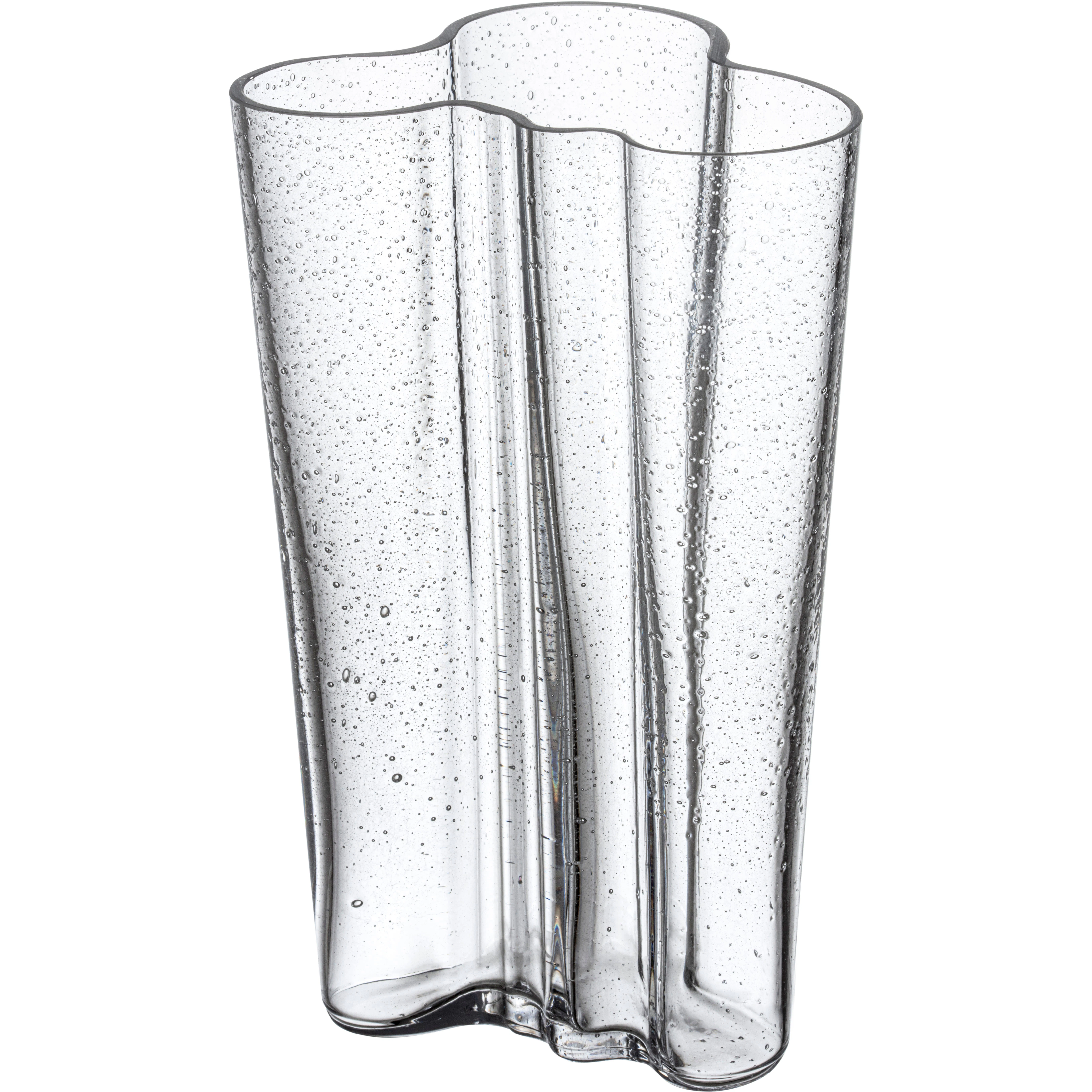 Iittala Aalto Vas Bubbelglas 20 Cm - Vaser Munbl&aring;st Glas Klar