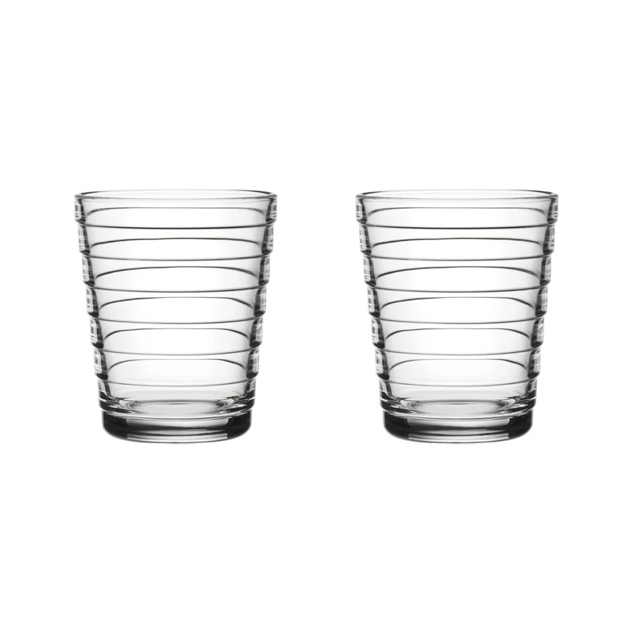 iittala aino aalto dricks 22 cl 2-pack - dricksglas glas klar