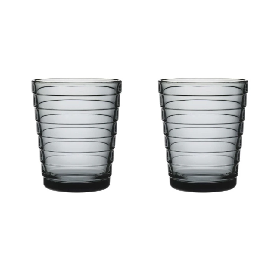 Iittala Aino Aalto Dricks 22 Cl 2-pack - Dricksglas Glas Gr&aring;