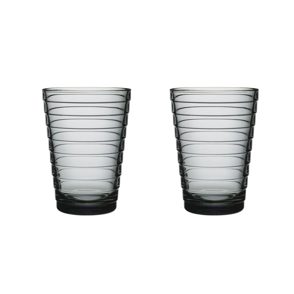 Iittala Aino Aalto Dricks 33 Cl 2-pack - Dricksglas Glas Gr&aring;