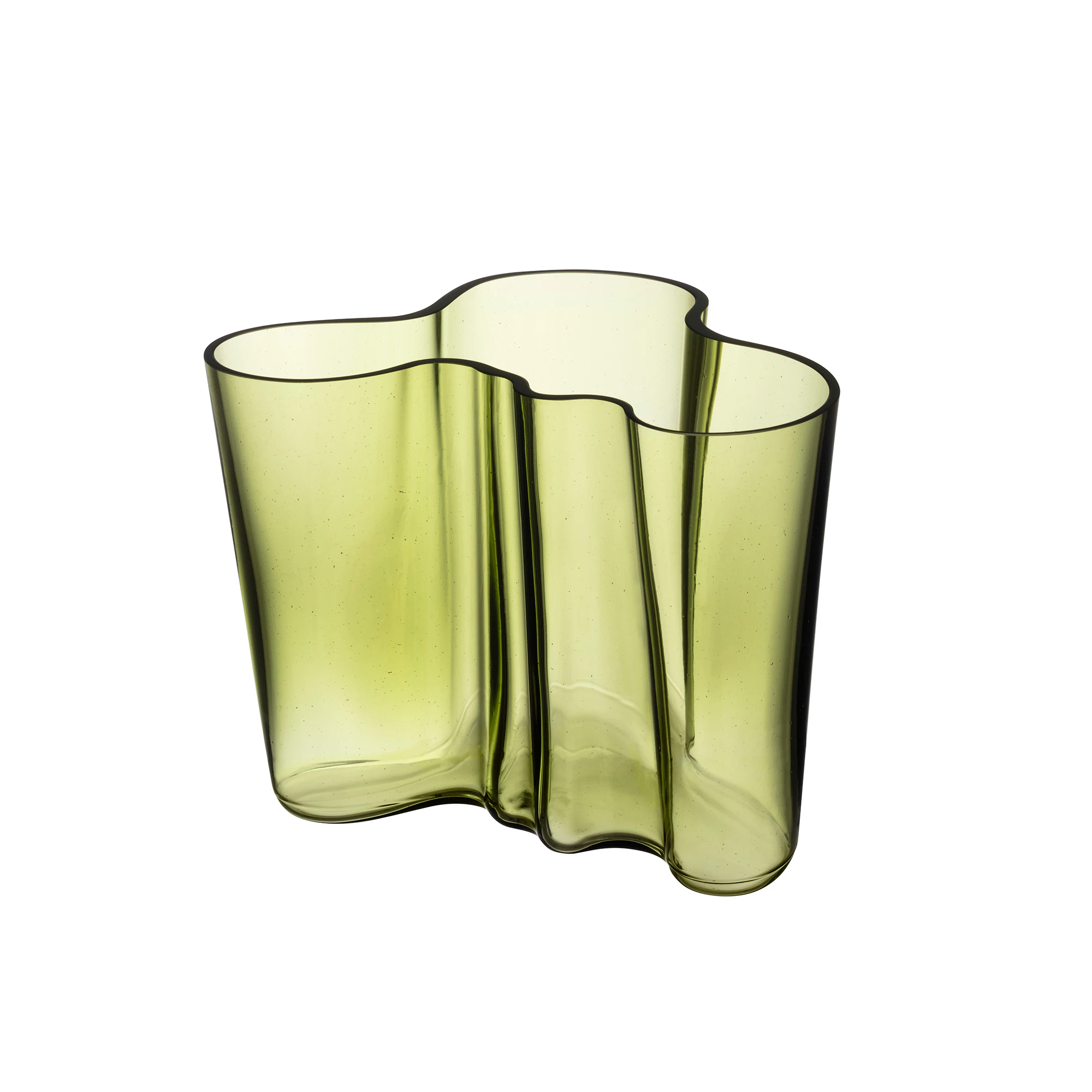 Iittala Alvar Aalto Vas 12 Cm - Vaser Munblåst Glas Sand