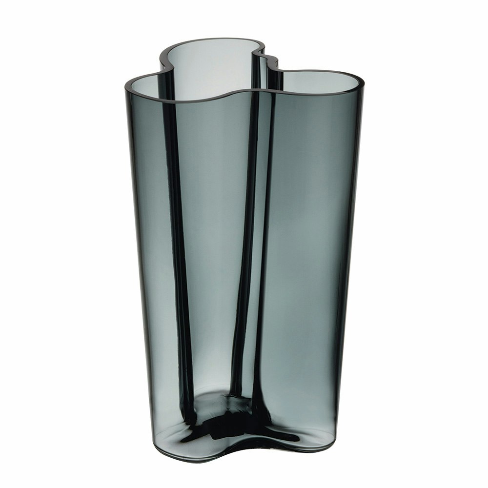 Iittala Alvar Aalto Vas 25,1 Cm - Vaser Glas M&ouml;rkgr&aring;