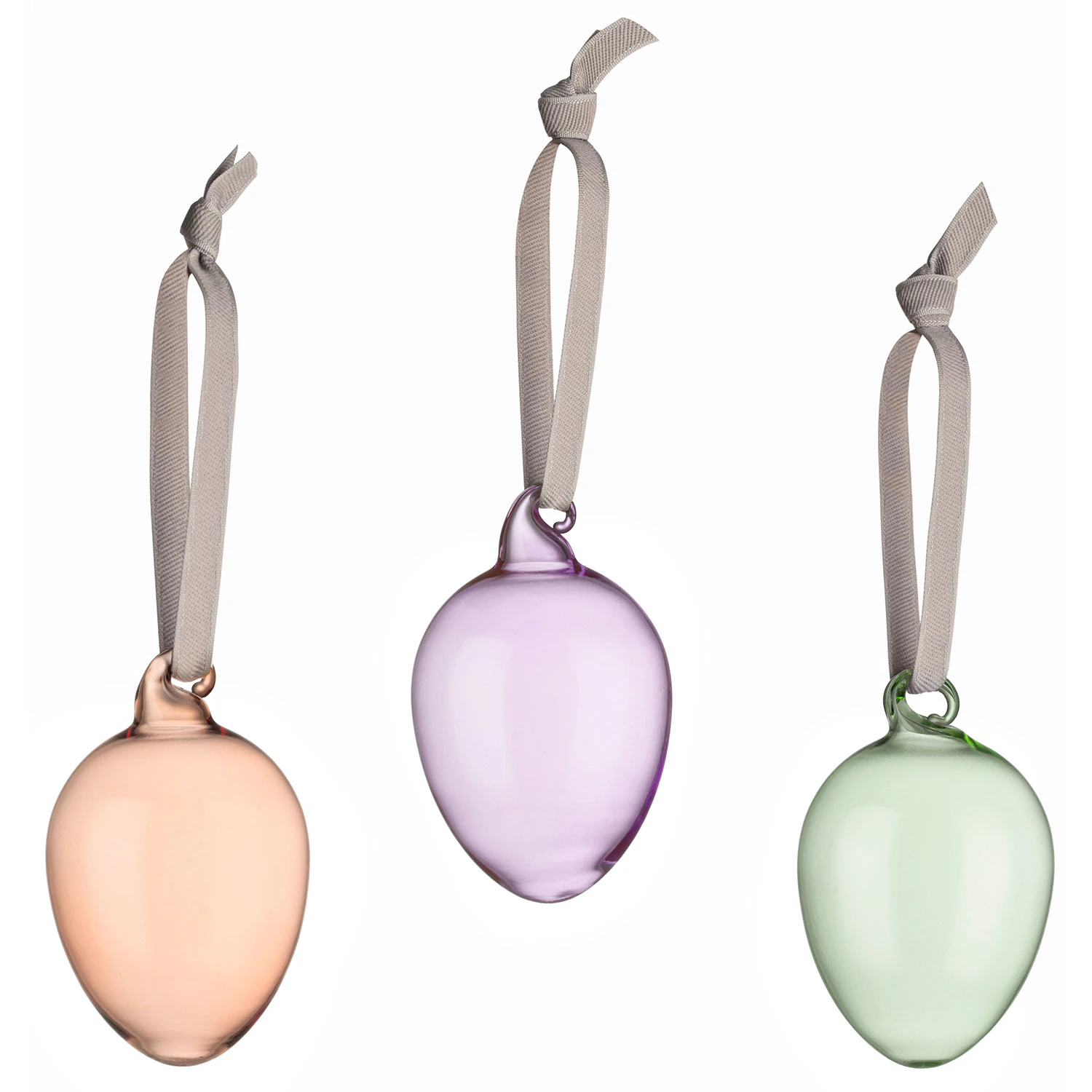 Iittala Dekoration Ägg 3-pack - Påskdekorationer Glas Grön