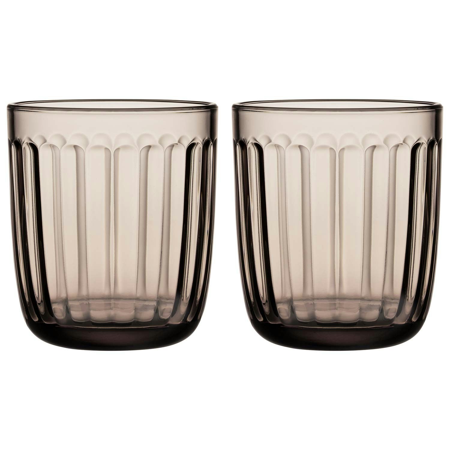 iittala raami dricks 26 cl 2-pack linne - dricksglas glas linen