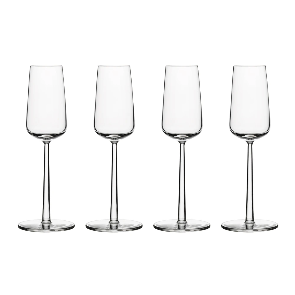 Iittala Essence Champagne 21 Cl 4-pack - Champagneglas Glas Klar