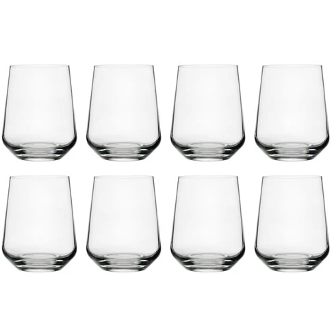 iittala essence vatten 35 cl 8-pack - dricksglas glas klar