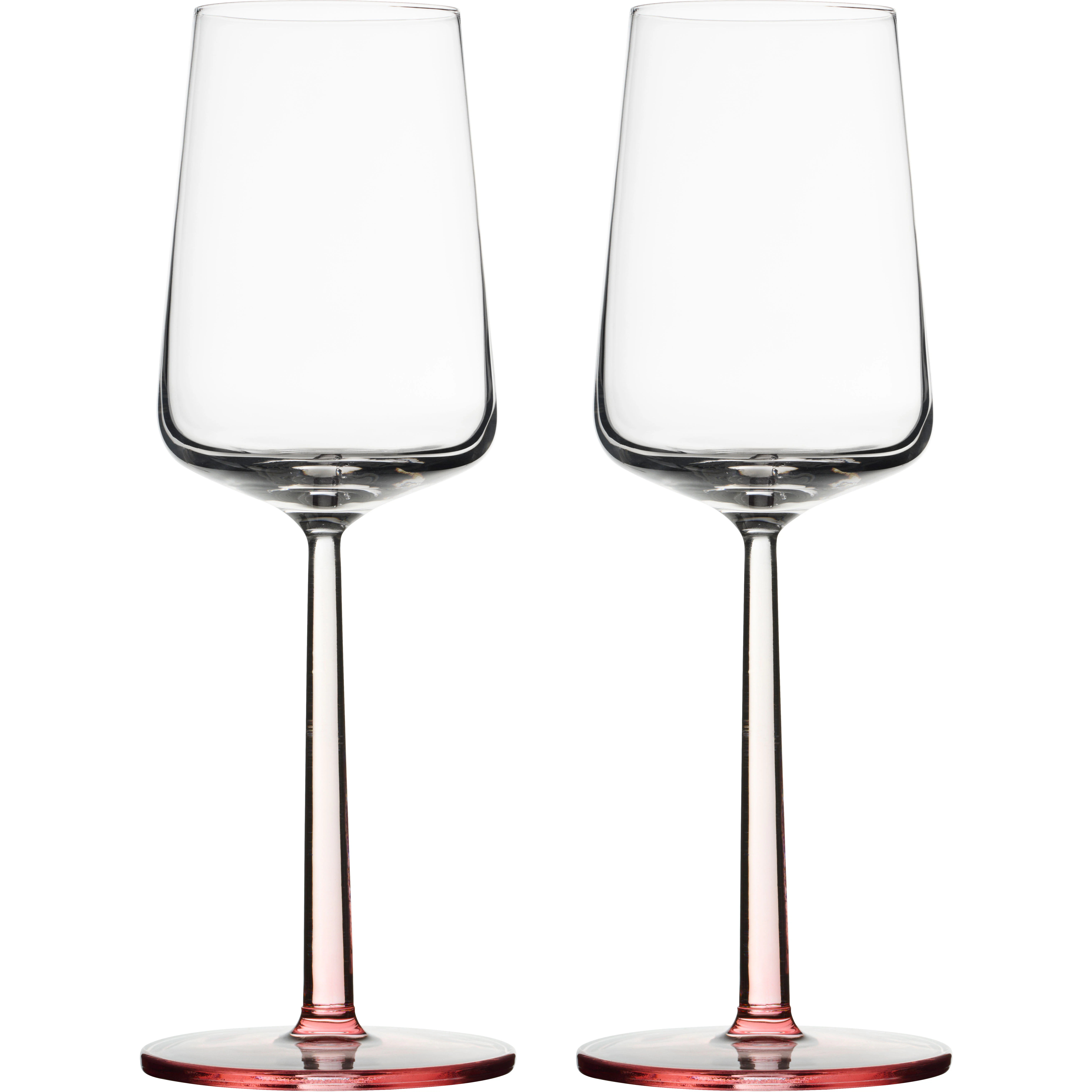 Iittala Essence Vitvins 33 Cl 2-pack Ros - Vinglas Glas Ros (Rosa)