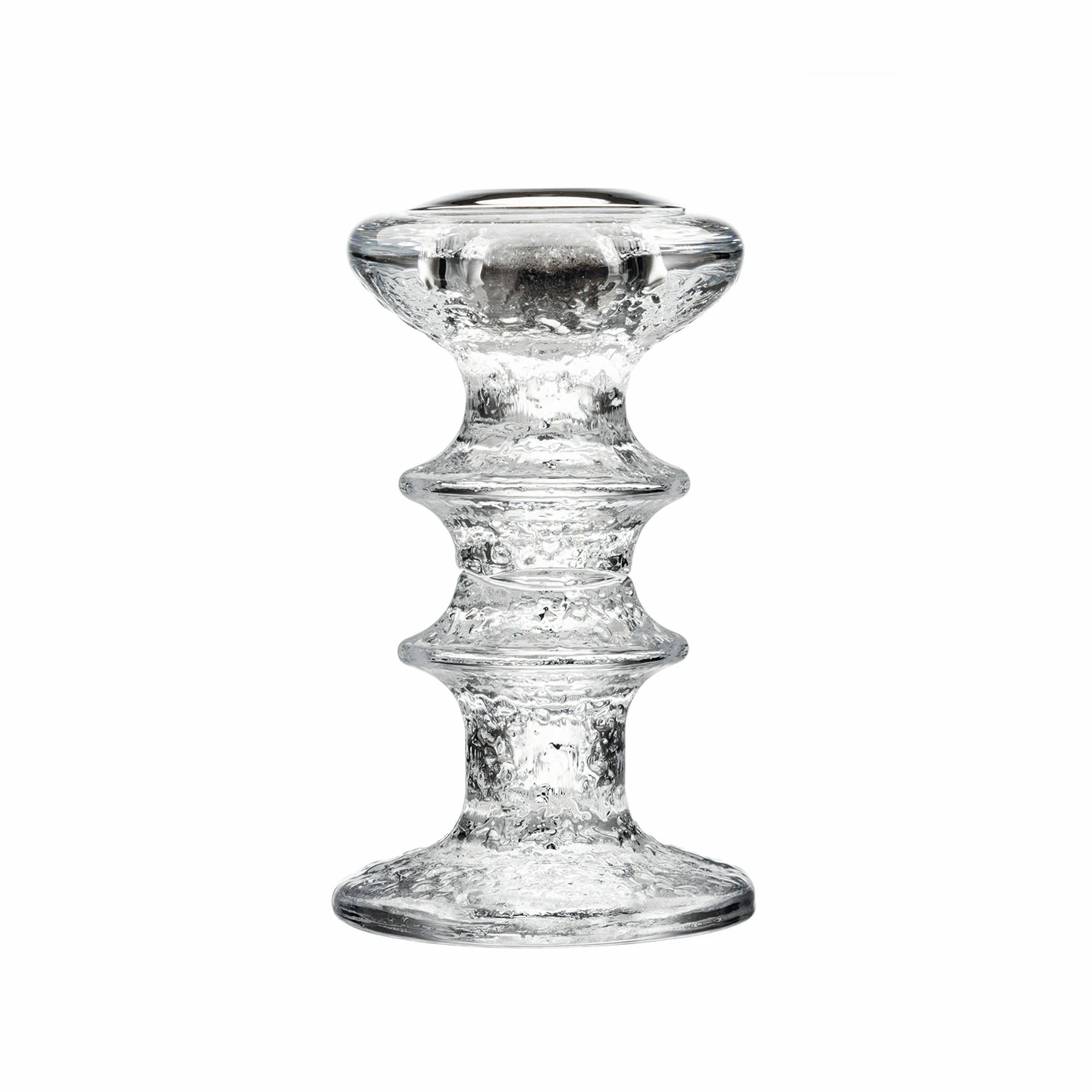 Iittala Festivo Ljusstake + Insats - Ljusstakar Glas Klar