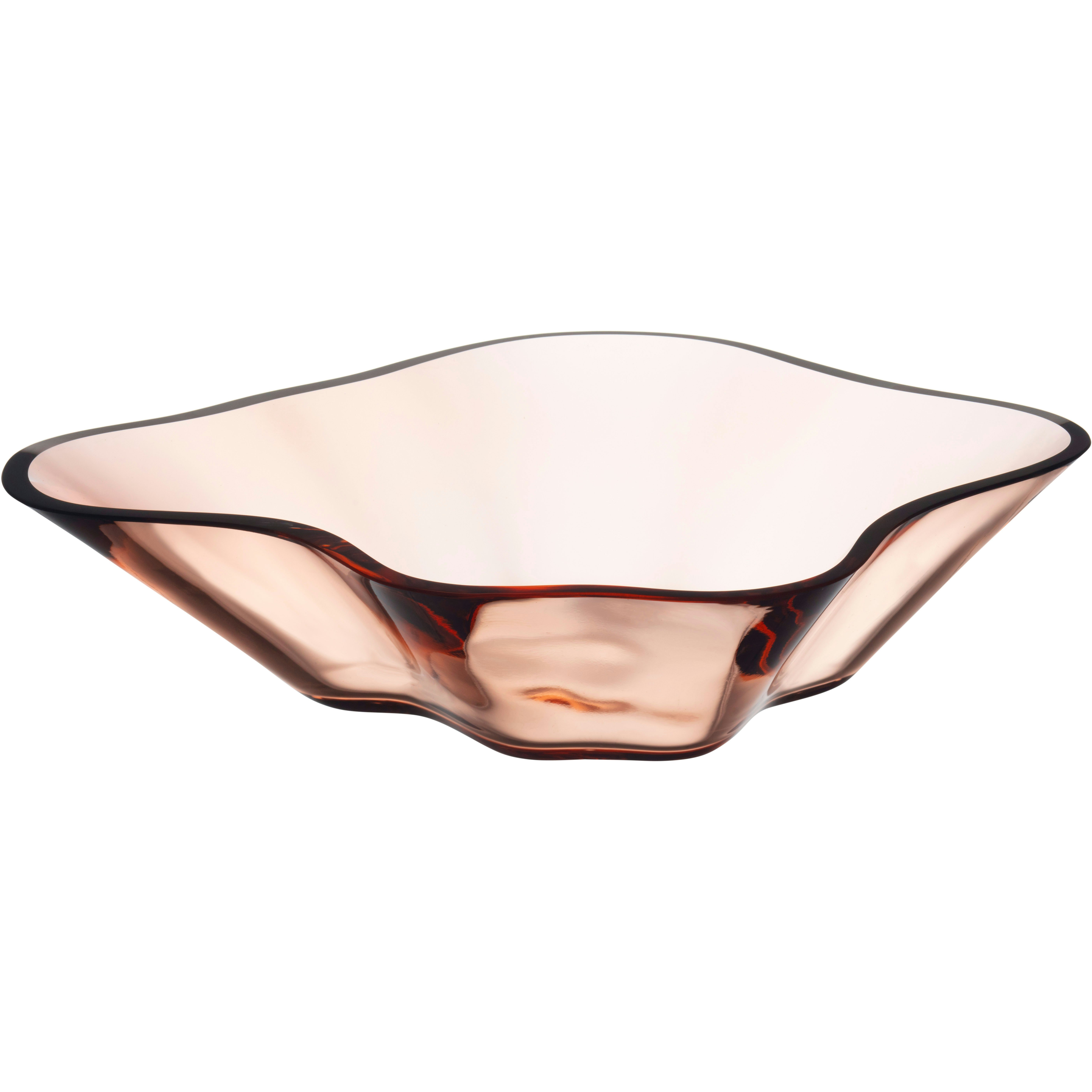Iittala Flower Sk&aring;l 279x75 Mm - Fruktsk&aring;lar Glas Brun