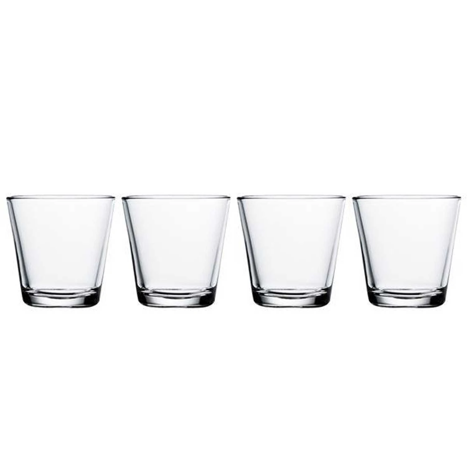 iittala kartio dricks 4-pack - dricksglas glas klar