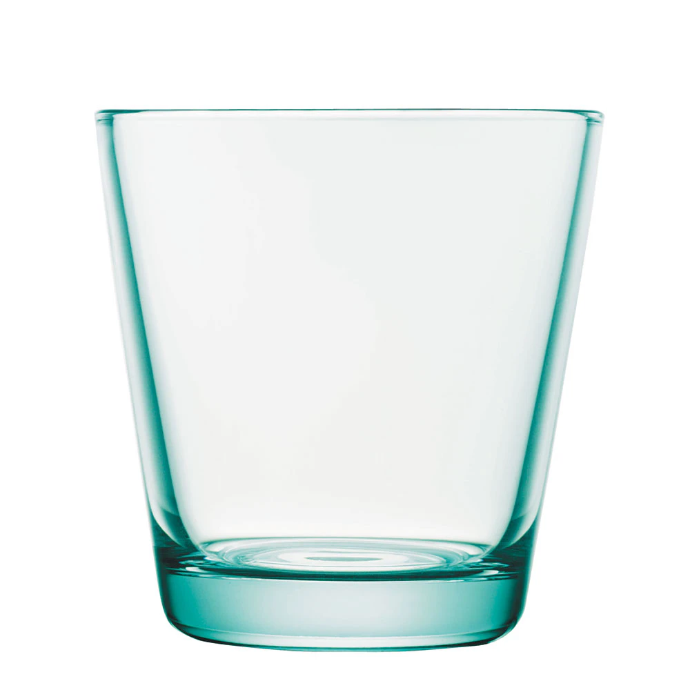 iittala kartio 21 cl 2-pack water green - dricksglas glas vattengrön