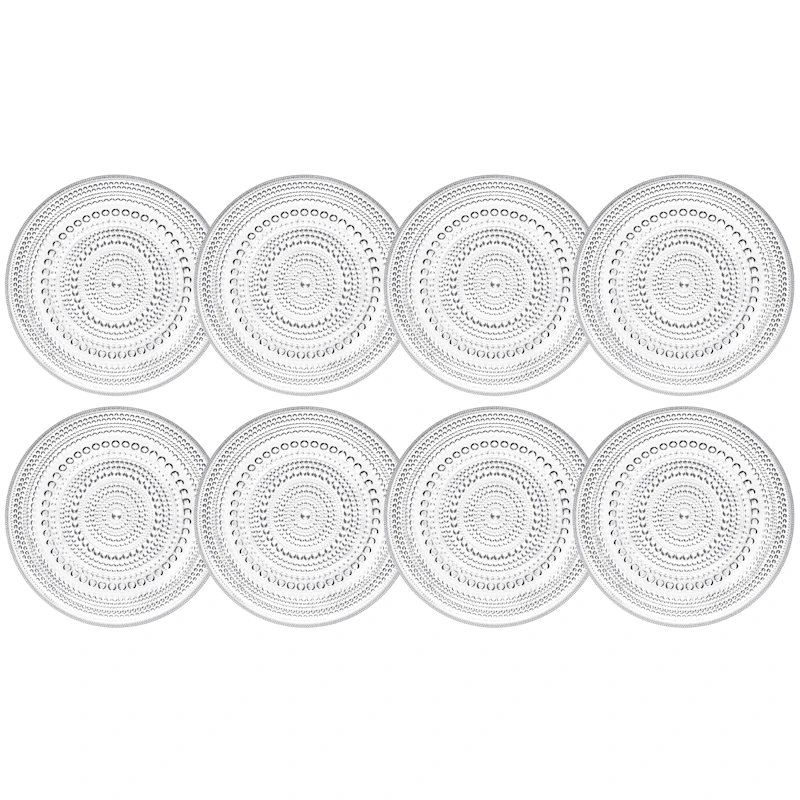 Kastehelmi Assiett 17 cm 8-pack, Klar