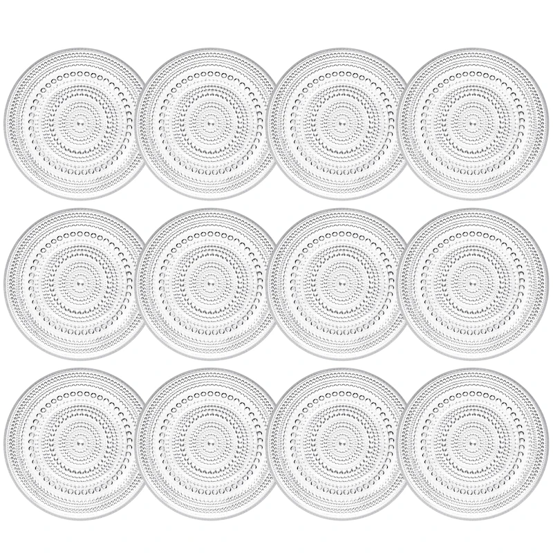 Kastehelmi Assiett 17 cm 12-pack, Klar