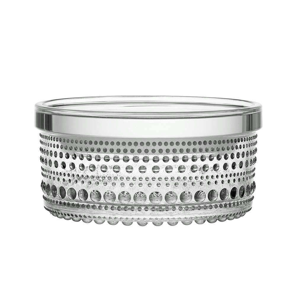 Iittala Kastehelmi Burk 116 x 57 Mm - F&ouml;rvaringsburkar & lock Glas Klar