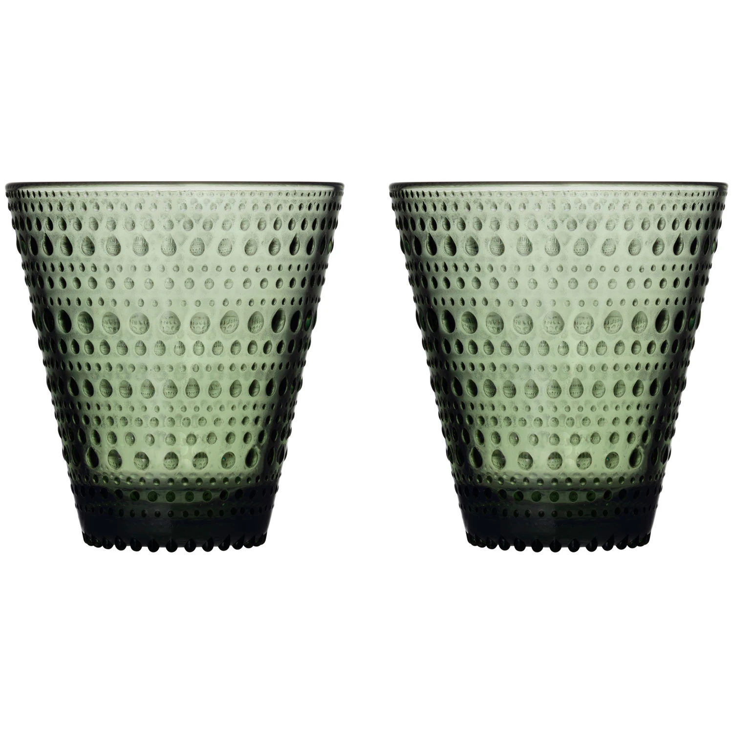 Iittala Kastehelmi Dricks 30 Cl 2-pack - Dricksglas Glas Tallgr&ouml;n