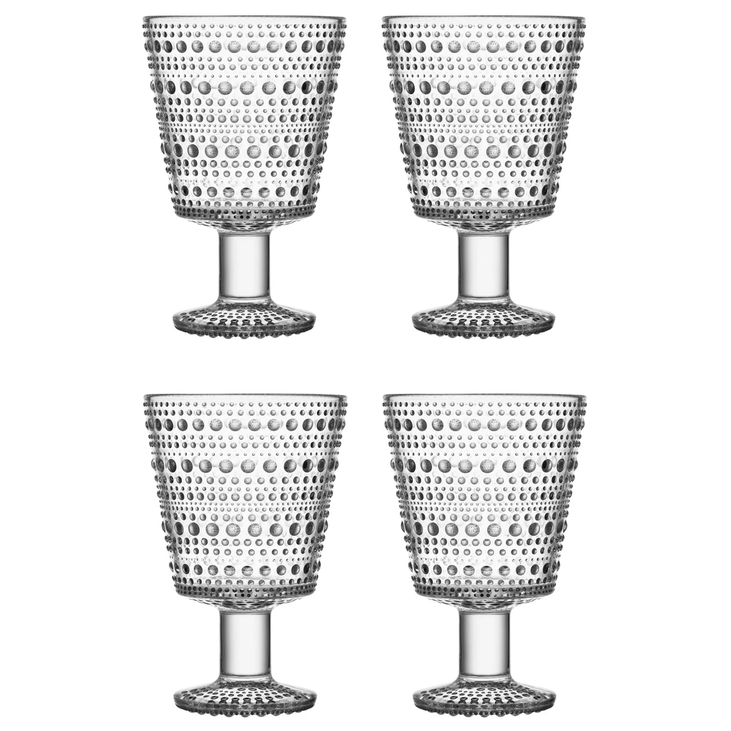 Iittala Kastehelmi Dricks 4-pack - Dricksglas Glas Klar