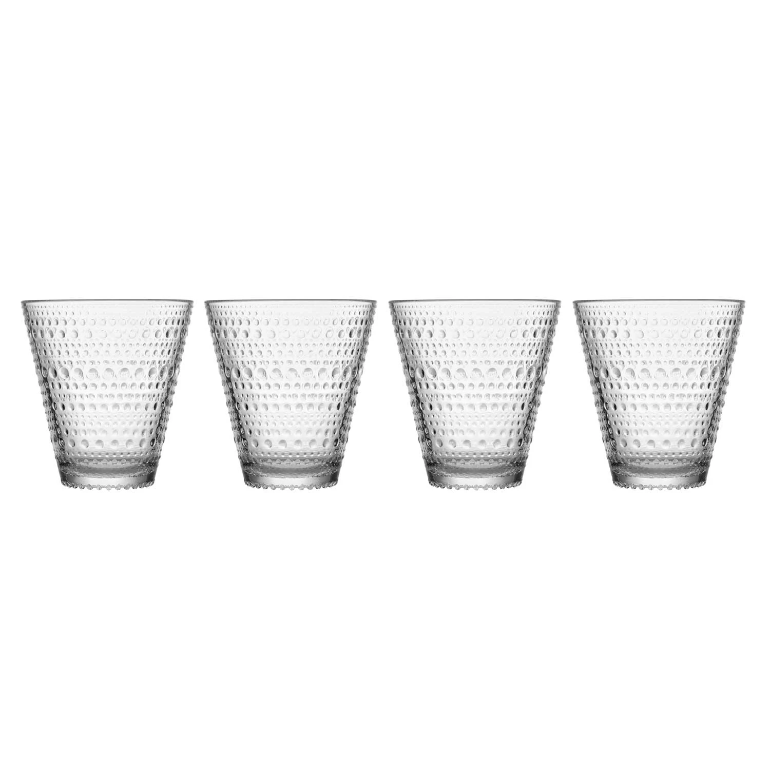 iittala kastehelmi 4-pack - dricksglas glas klar