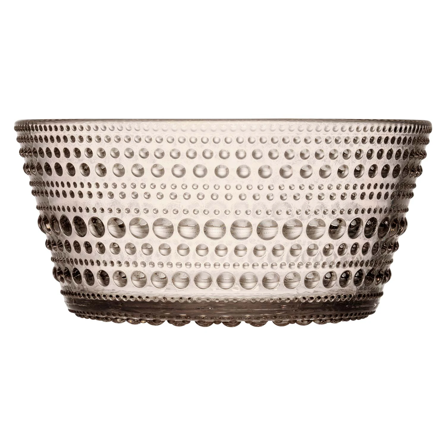 Iittala Kastehelmi Sk&aring;l 23 Cl Linne - Serveringssk&aring;lar Glas Linen