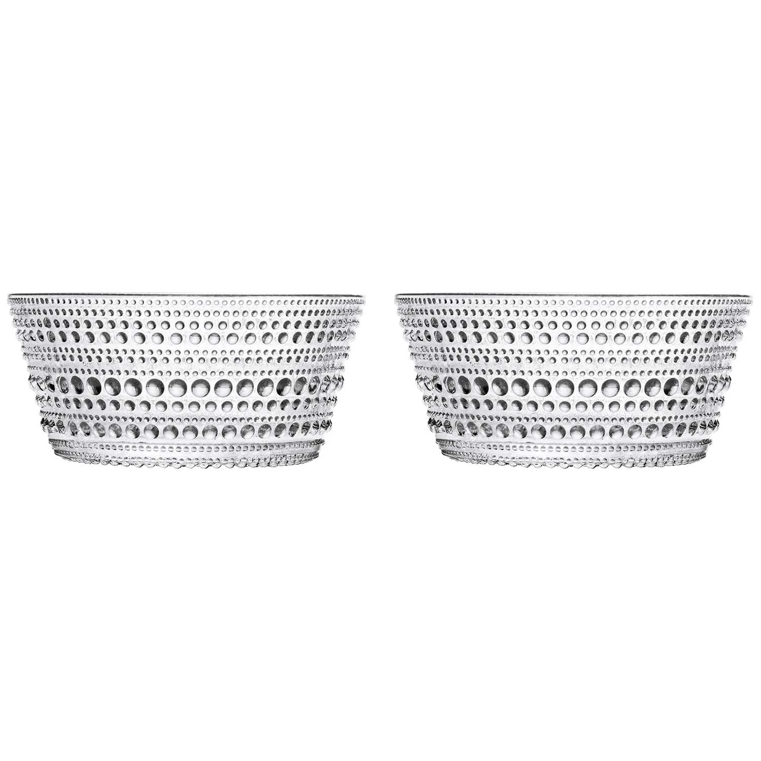 Iittala Kastehelmi Sk&aring;l 23 Cl 2-pack - Serveringssk&aring;lar Glas Klar
