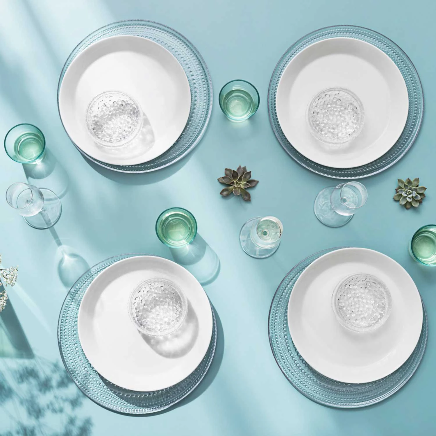Iittala Kastehelmi Tallrik 24,8 Cm 4-pack, klar från Iittala, bild 3